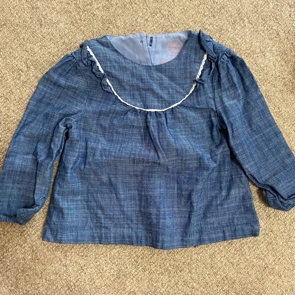 Baby club chambray blouse
